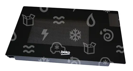 dveře mikrovlnné trouby BEKO, kompletní